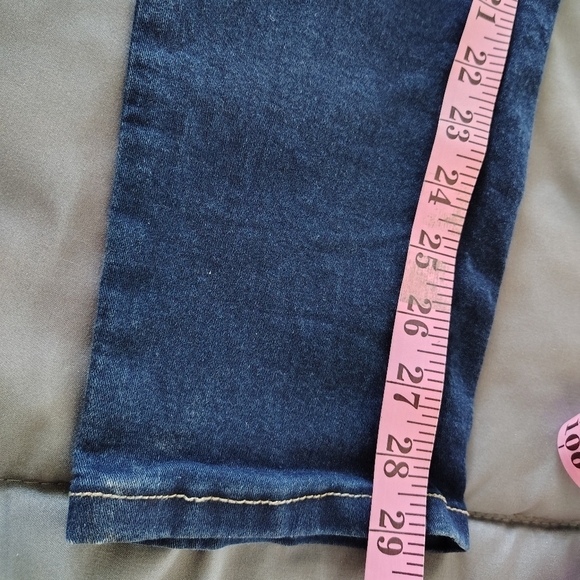 Royalty Dark Wash High Waisted Skinny jeans 16 - Picture 7 of 8